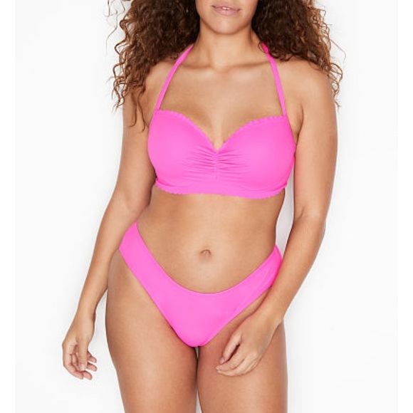 Victoria’s Secret rainbow stripped getaway bikini top 34c - Picture 12 of 16